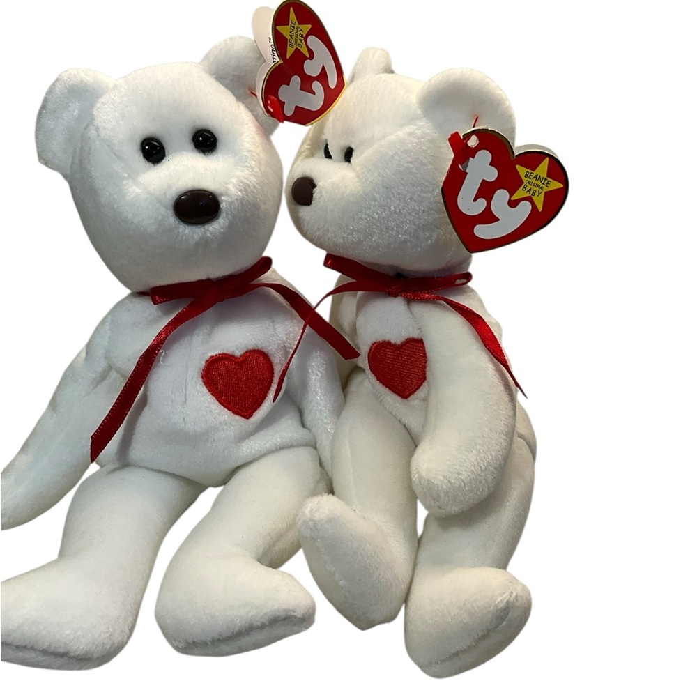 Ty Beanie Baby Valentino with Errors